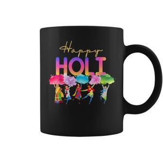 Happy Holi Hindu Spring Holi Festival Of Colors Men Coffee Mug - Seseable