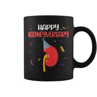 Happy Kidneyversary Pun Kidney Transplant Survivor 1 Year Coffee Mug - Thegiftio UK