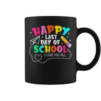 Happy Last Day Of School Hello Summer I Love You All Teacher Coffee Mug | Mazezy DE
