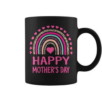 Happy Mother's Day 2024 For Mom Grandma Rainbow Coffee Mug - Monsterry