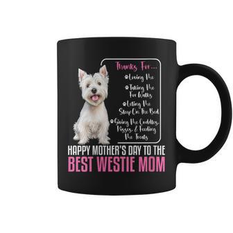 Happy Mother's Day To The Best Westie Mom White Terrier Dog Coffee Mug | Mazezy CA