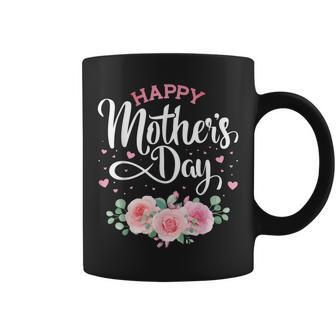 Happy With Flowers For Mom And Great Grandma Coffee Mug | Mazezy AU