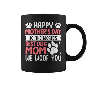 Happy Mother's Day To The World Best Dog Mom Coffee Mug | Mazezy CA