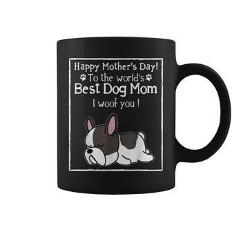 Happy Mother's Day To The World's Best Dog Mom I Woof You Coffee Mug | Mazezy