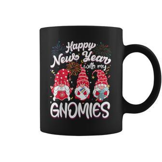 Happy New Year 2024 Gnomes Family Cheers Party New Years Eve Coffee Mug | Mazezy
