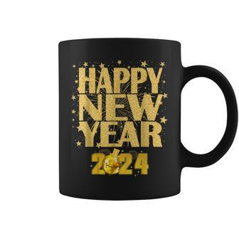 Happy New Year 2024 New Years Eve Party Countdown Fireworks Coffee Mug - Seseable