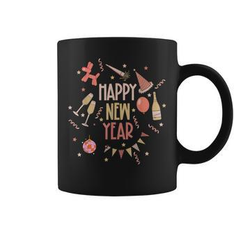Happy New Year 2024 New Years Eve Party Family Christmas Coffee Mug - Seseable