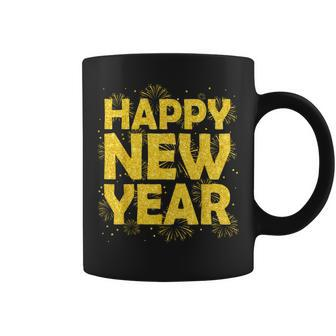 Happy New Year Nye Party 2024 New Years Eve Confetti Coffee Mug - Seseable