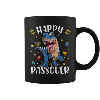 Happy Passover Dinosaur Jewish Kid Passover 2023 Toddler Boy Coffee Mug - Monsterry AU