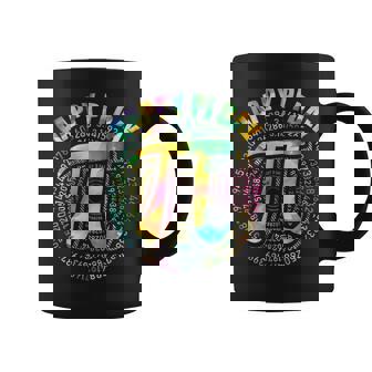 Happy Pi Day 314 Pi Day Math Teacher Mathematics Tie Dye Coffee Mug - Seseable