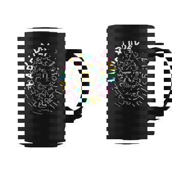 Happy Pi Day Math Teacher Colorful Spiral Pi Numbers 314 Coffee Mug - Seseable