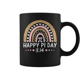 Happy Pi Day Mathematic Math Teacher Leopard Rainbow Coffee Mug | Mazezy DE
