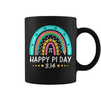 Happy Pi Day Mathematic Math Teacher Rainbow Girl Coffee Mug - Monsterry