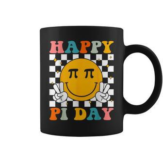 Happy Pi Day Retro Smile Face Math Symbol Pi 314 Coffee Mug | Mazezy
