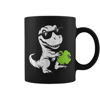 Happy St Pat-Rex Day St Patty's Day Dinosaur Monster Truck Coffee Mug | Mazezy