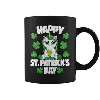 Happy St Patrick's Day Lepricorn Irish Unicorn Girls Coffee Mug - Monsterry