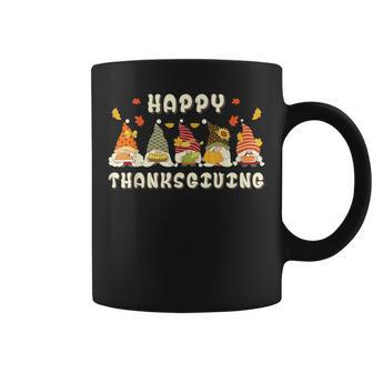 Happy Thanksgiving Autumn Gnomes With Harvest Coffee Mug - Thegiftio UK