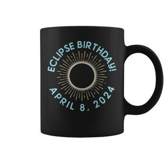 Happy Totality Solar Eclipse April 08 2024 Eclipse Birthday Coffee Mug | Mazezy