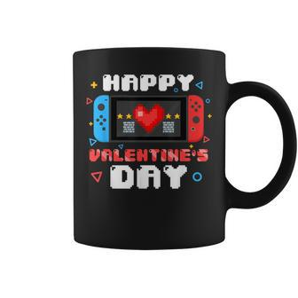 Happy Valentines Day Video Game Controller Heart Toddler Boy Coffee Mug - Seseable