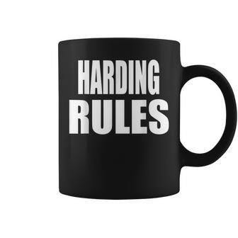Harding Rules Son Daughter Boy Girl Baby Name Coffee Mug - Seseable