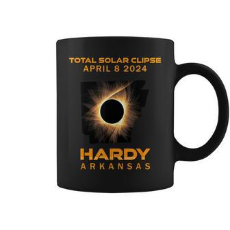 Hardy Arkansas 2024 Total Solar Eclipse Coffee Mug | Mazezy