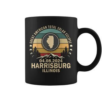 Harrisburg Illinois Total Solar Eclipse 2024 Coffee Mug - Monsterry AU