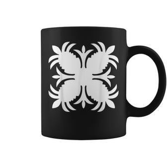 Hawaiian Quilting Pattern Pineapple Aloha Beaches Men Coffee Mug - Monsterry UK