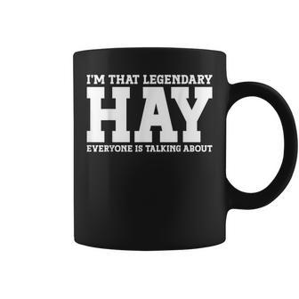 Hay Surname Team Family Last Name Hay Coffee Mug - Seseable