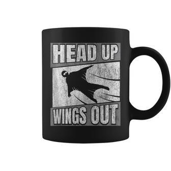 Head Up Wings Out Wingsuit Flying Coffee Mug - Monsterry DE