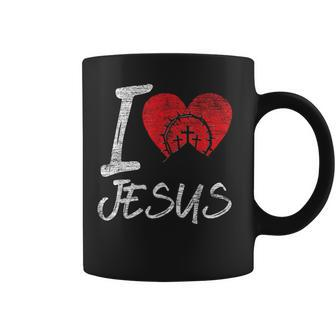 I Heart Jesus Coffee Mug - Monsterry