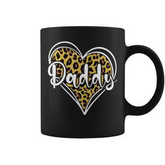 Heart Leopard Daddy Family Matching Father's Day Dad Men Coffee Mug - Thegiftio UK