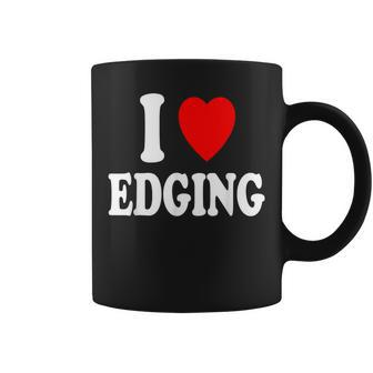 I Heart Love Edging Coffee Mug - Seseable