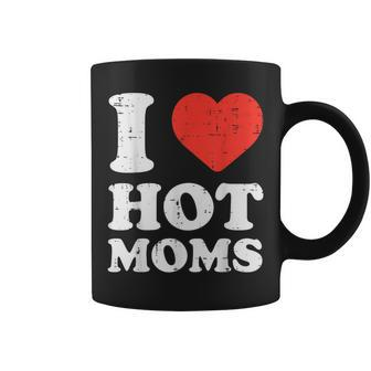 I Heart Love Hot Moms Humor Couple Matching Dad Men Coffee Mug - Thegiftio UK