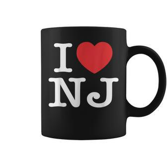I Heart Nj Love New Jersey Coffee Mug - Monsterry