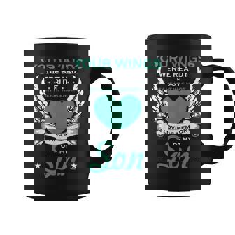 My Heart Was Not In Loving Memory Missing Son In Heaven Coffee Mug - Monsterry