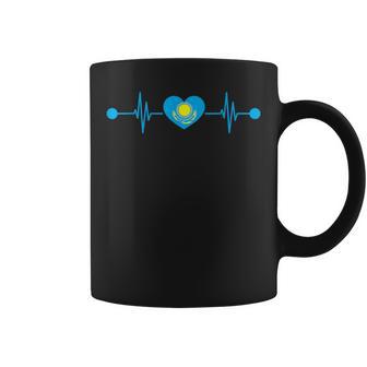 Heartbeat Kazakh Kazakhstan Tassen - Seseable