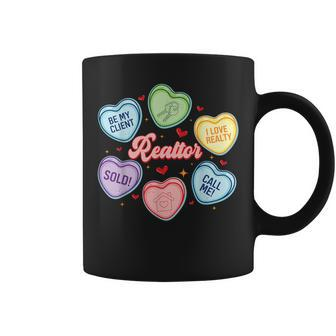 Hearts Candy Valentines Day Real Estate Be My Client Coffee Mug - Seseable