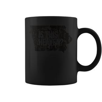 Is This Heaven Baseball Iowa State Field Vintage Men Coffee Mug - Monsterry CA