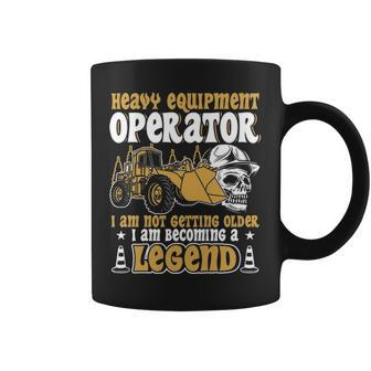 Heavy Equipment Operator Legend Occupation Coffee Mug | Mazezy
