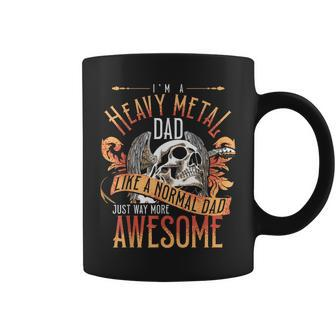 Heavy Metal Cooler Dad Punk Rock Music Lover Coffee Mug - Monsterry DE