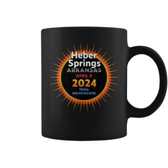 Heber Springs Arkansas Ar Total Solar Eclipse 2024 2 Coffee Mug | Mazezy