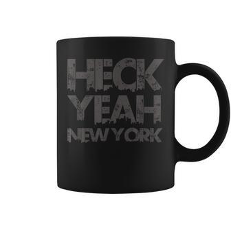 Heck Yeah New York Nyc Pride City Coffee Mug - Monsterry CA