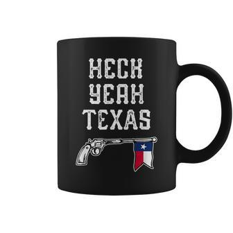 Heck Yeah Texas Southern Slang Coffee Mug - Monsterry