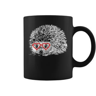 Hedgehog Valentines Day Pet Mom Animal Lover Coffee Mug - Monsterry DE