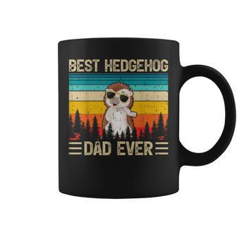 Hedgehog Vintage Best Hedgehog Dad Ever Father's Day Coffee Mug - Monsterry DE