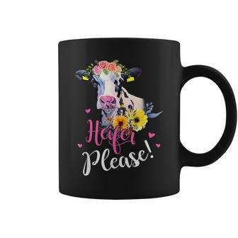 Heifer Please Farmer Cow Lovers Womens Coffee Mug - Monsterry