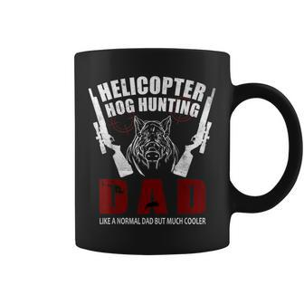 Helicopter Hog Hunting Wild Hogs Grunt Boar Hunting Dad Coffee Mug - Monsterry