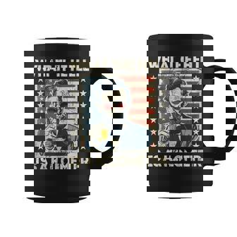 What The Hell Is A Kilometer Abe Lincoln July 4Th Coffee Mug - Thegiftio UK