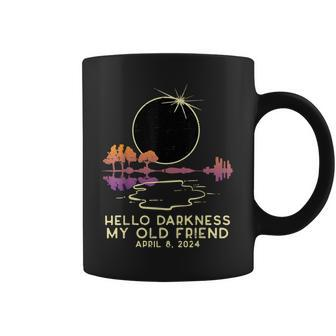 Hello Darkness Solar Eclipse 2024 April 8 Women Coffee Mug | Mazezy