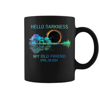 Hello Darkness Total Solar Eclipse 2024 Women Coffee Mug | Mazezy